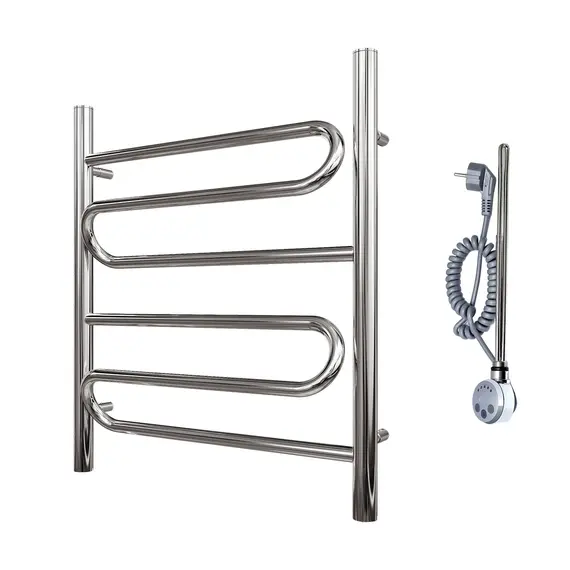 ПОЛОТЕНЦЕСУШИТЕЛЬ ЭЛЕКТРИЧЕСКИЙ POINT ЮПИТЕР PN01156E П2 500X600 ЛЕВЫЙ/ПРАВЫЙ, ХРОМ