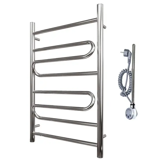 ПОЛОТЕНЦЕСУШИТЕЛЬ ЭЛЕКТРИЧЕСКИЙ POINT ЮПИТЕР PN01158E П4 500X800 ЛЕВЫЙ/ПРАВЫЙ, ХРОМ