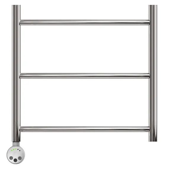 ПОЛОТЕНЦЕСУШИТЕЛЬ ЭЛЕКТРИЧЕСКИЙ POINT АФИНА PN04155E П3 500X500 ЛЕВЫЙ/ПРАВЫЙ, ХРОМ