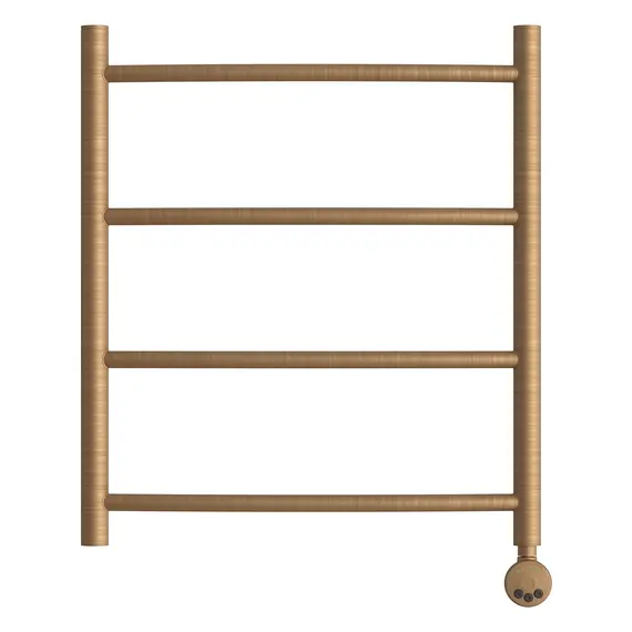 ПОЛОТЕНЦЕСУШИТЕЛЬ ЭЛЕКТРИЧЕСКИЙ POINT АФИНА PN04156BRE П4 500X600 ЛЕВЫЙ/ПРАВЫЙ, БРОНЗА