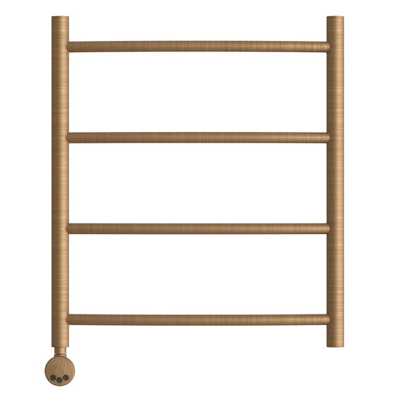 ПОЛОТЕНЦЕСУШИТЕЛЬ ЭЛЕКТРИЧЕСКИЙ POINT АФИНА PN04156BRE П4 500X600 ЛЕВЫЙ/ПРАВЫЙ, БРОНЗА