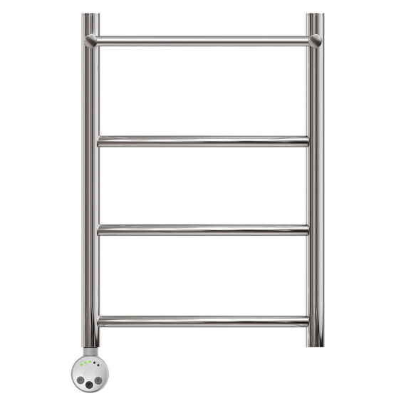 ПОЛОТЕНЦЕСУШИТЕЛЬ ЭЛЕКТРИЧЕСКИЙ POINT АФИНА PN04156PE П3 500X600 С ПОЛКОЙ ЛЕВЫЙ/ПРАВЫЙ, ХРОМ