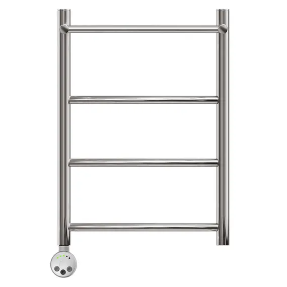 ПОЛОТЕНЦЕСУШИТЕЛЬ ЭЛЕКТРИЧЕСКИЙ POINT АФИНА PN04156PE П3 500X600 С ПОЛКОЙ ЛЕВЫЙ/ПРАВЫЙ, ХРОМ