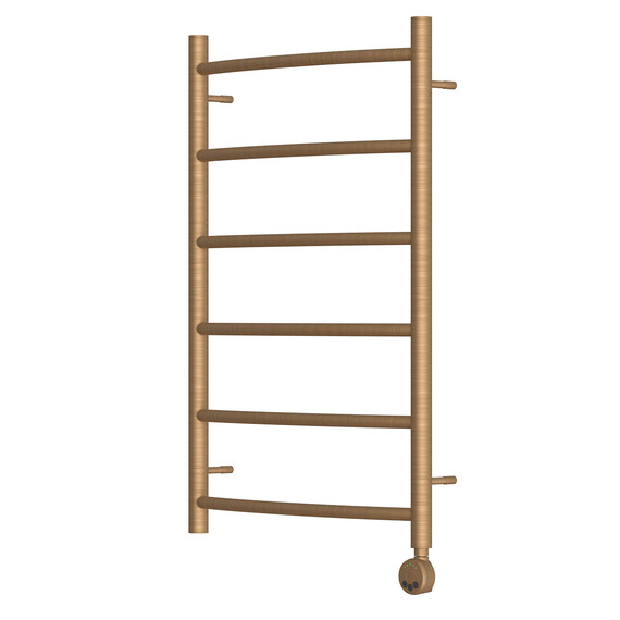 ПОЛОТЕНЦЕСУШИТЕЛЬ ЭЛЕКТРИЧЕСКИЙ POINT АФИНА PN04158BRE П6 500X800 ЛЕВЫЙ/ПРАВЫЙ, БРОНЗА