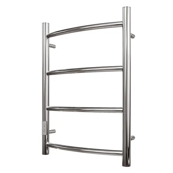 ПОЛОТЕНЦЕСУШИТЕЛЬ ЭЛЕКТРИЧЕСКИЙ POINT АФИНА PN04756 П4 500X600 ДИММЕР СЛЕВА, ХРОМ