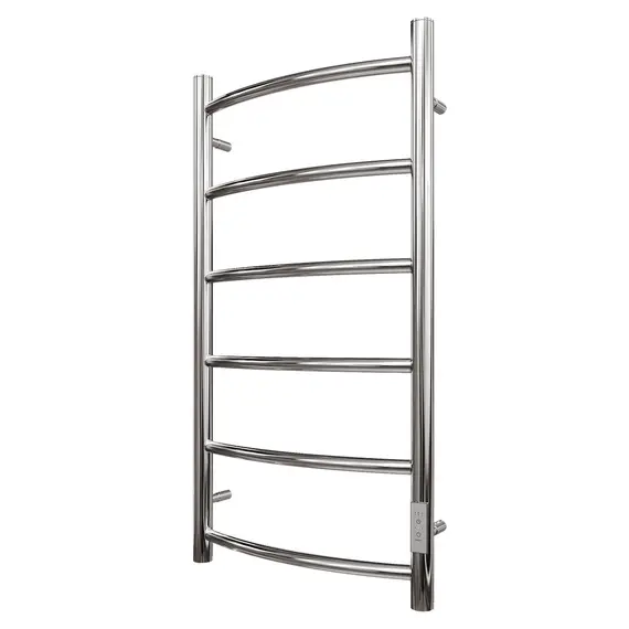 ПОЛОТЕНЦЕСУШИТЕЛЬ ЭЛЕКТРИЧЕСКИЙ POINT АФИНА PN04848 П6 400X800 ДИММЕР СПРАВА, ХРОМ