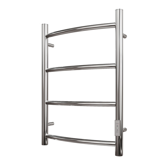 ПОЛОТЕНЦЕСУШИТЕЛЬ ЭЛЕКТРИЧЕСКИЙ POINT АФИНА PN04856 П4 500X600 ДИММЕР СПРАВА, ХРОМ