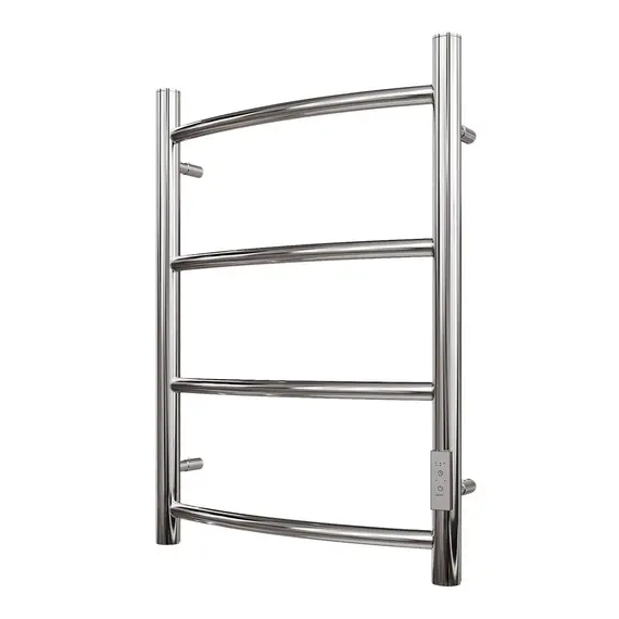 ПОЛОТЕНЦЕСУШИТЕЛЬ ЭЛЕКТРИЧЕСКИЙ POINT АФИНА PN04856 П4 500X600 ДИММЕР СПРАВА, ХРОМ