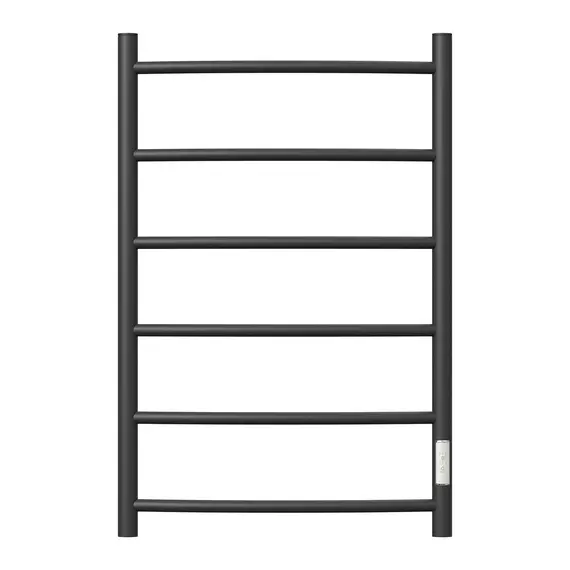 ПОЛОТЕНЦЕСУШИТЕЛЬ ЭЛЕКТРИЧЕСКИЙ POINT АФИНА PN04858B П6 500X800 ДИММЕР СПРАВА, ЧЕРНЫЙ