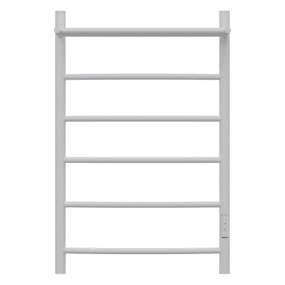 ПОЛОТЕНЦЕСУШИТЕЛЬ ЭЛЕКТРИЧЕСКИЙ POINT АФИНА PN04858PW П5 500X800 С ПОЛКОЙ, ДИММЕР СПРАВА, БЕЛЫЙ