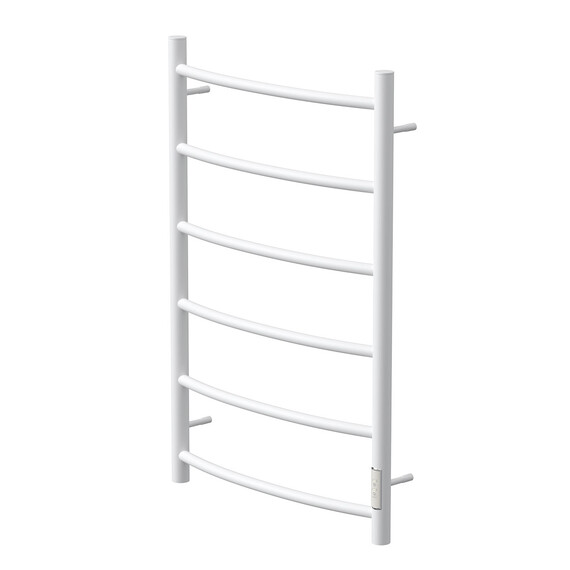 ПОЛОТЕНЦЕСУШИТЕЛЬ ЭЛЕКТРИЧЕСКИЙ POINT АФИНА PN04858W П6 500X800 ДИММЕР СПРАВА, БЕЛЫЙ