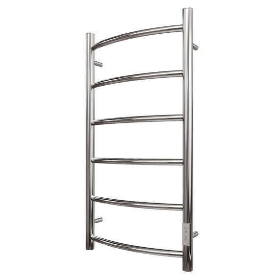 ПОЛОТЕНЦЕСУШИТЕЛЬ ЭЛЕКТРИЧЕСКИЙ POINT АФИНА PN04858 П6 500X800 ДИММЕР СПРАВА, ХРОМ