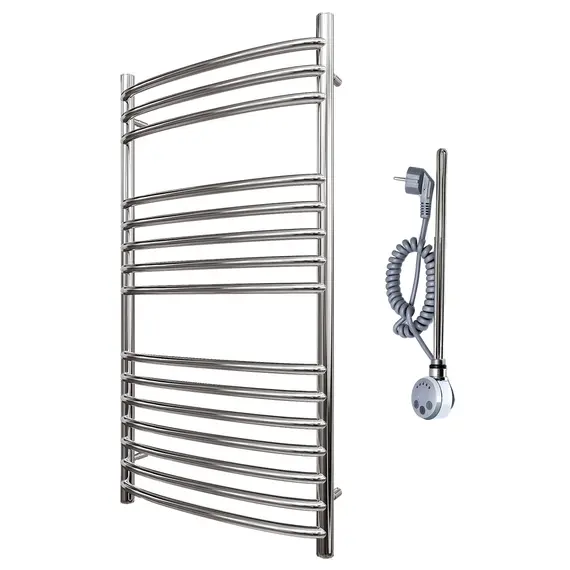 ПОЛОТЕНЦЕСУШИТЕЛЬ ЭЛЕКТРИЧЕСКИЙ POINT АЛЬФА PN05150SE П15 500X1000 ЛЕВЫЙ/ПРАВЫЙ, ХРОМ