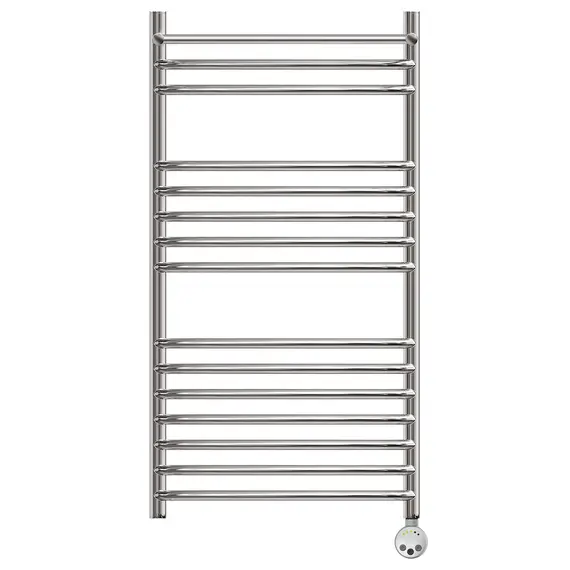 ПОЛОТЕНЦЕСУШИТЕЛЬ ЭЛЕКТРИЧЕСКИЙ POINT АЛЬФА PN05150SPE П14 500X1000 С ПОЛКОЙ ЛЕВЫЙ/ПРАВЫЙ, ХРОМ