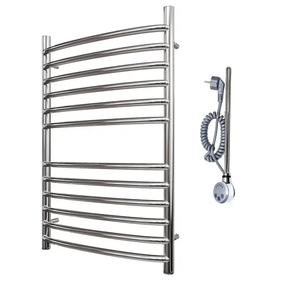 ПОЛОТЕНЦЕСУШИТЕЛЬ ЭЛЕКТРИЧЕСКИЙ POINT АЛЬФА PN05158SE П12 500X800 ЛЕВЫЙ/ПРАВЫЙ, ХРОМ