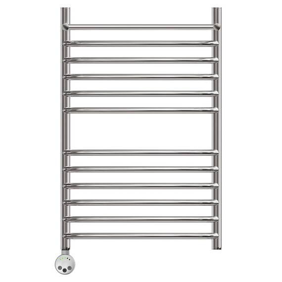 ПОЛОТЕНЦЕСУШИТЕЛЬ ЭЛЕКТРИЧЕСКИЙ POINT АЛЬФА PN05158SPE П11 500X800 С ПОЛКОЙ ЛЕВЫЙ/ПРАВЫЙ, ХРОМ