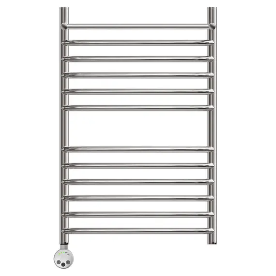 ПОЛОТЕНЦЕСУШИТЕЛЬ ЭЛЕКТРИЧЕСКИЙ POINT АЛЬФА PN05158SPE П11 500X800 С ПОЛКОЙ ЛЕВЫЙ/ПРАВЫЙ, ХРОМ