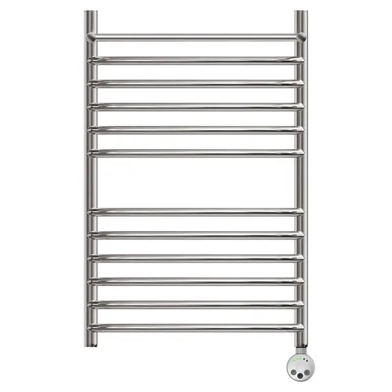 ПОЛОТЕНЦЕСУШИТЕЛЬ ЭЛЕКТРИЧЕСКИЙ POINT АЛЬФА PN05158SPE П11 500X800 С ПОЛКОЙ ЛЕВЫЙ/ПРАВЫЙ, ХРОМ