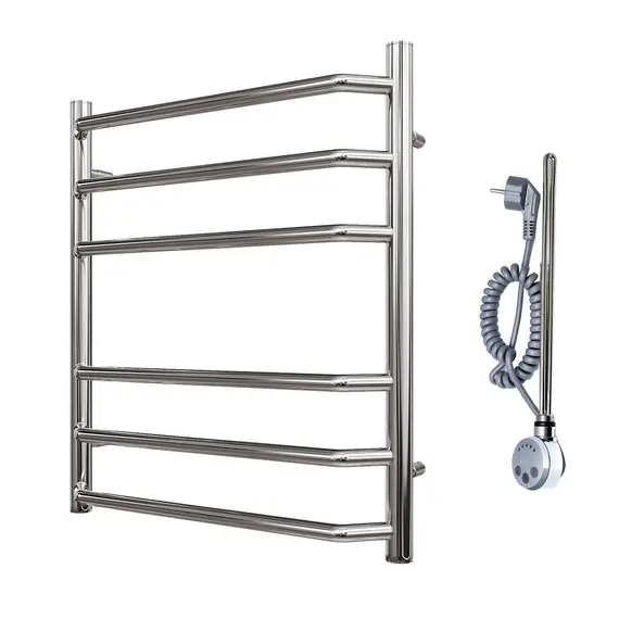 ПОЛОТЕНЦЕСУШИТЕЛЬ ЭЛЕКТРИЧЕСКИЙ POINT ВЕНЕРА PN07156E П6 500X600 ЛЕВЫЙ/ПРАВЫЙ, ХРОМ