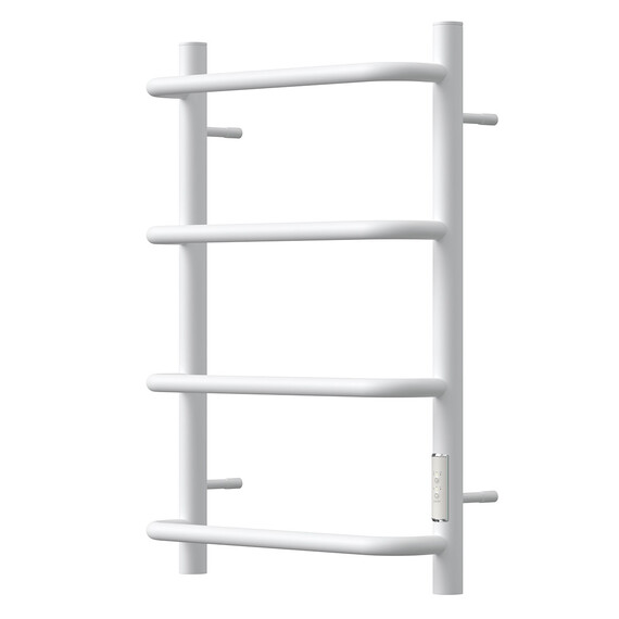 ПОЛОТЕНЦЕСУШИТЕЛЬ ЭЛЕКТРИЧЕСКИЙ POINT НИКА PN08846W П4 400X600 ДИММЕР СПРАВА, БЕЛЫЙ