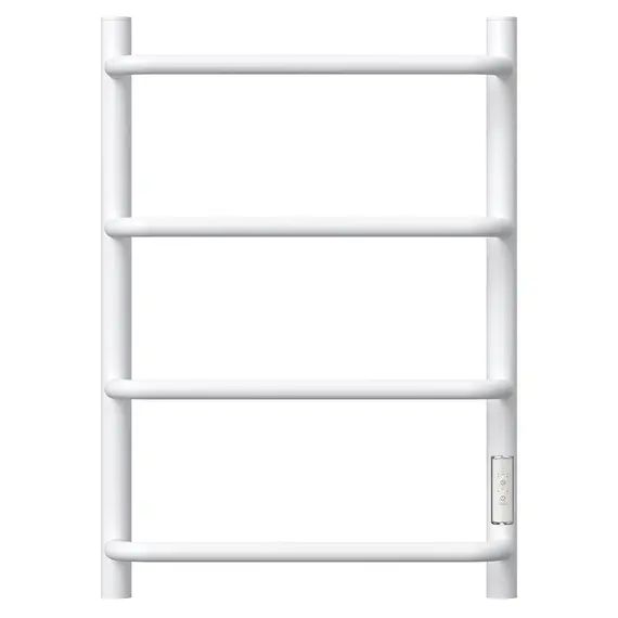 ПОЛОТЕНЦЕСУШИТЕЛЬ ЭЛЕКТРИЧЕСКИЙ POINT НИКА PN08846W П4 400X600 ДИММЕР СПРАВА, БЕЛЫЙ