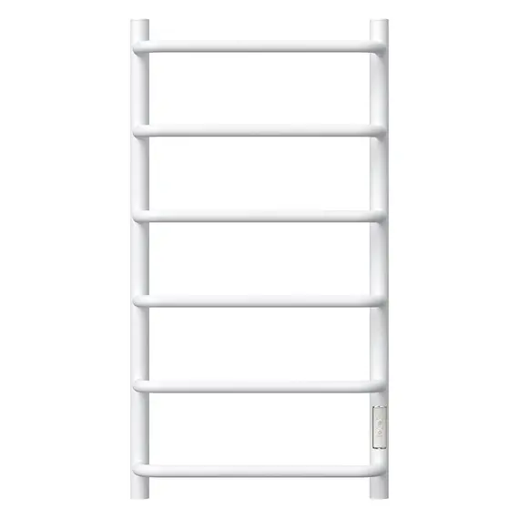 ПОЛОТЕНЦЕСУШИТЕЛЬ ЭЛЕКТРИЧЕСКИЙ POINT НИКА PN08848W П6 400X800 ДИММЕР СПРАВА, БЕЛЫЙ