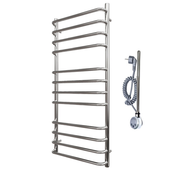 ПОЛОТЕНЦЕСУШИТЕЛЬ ЭЛЕКТРИЧЕСКИЙ POINT НЕПТУН PN09152E П12 500X1200 ЛЕВЫЙ/ПРАВЫЙ, ХРОМ