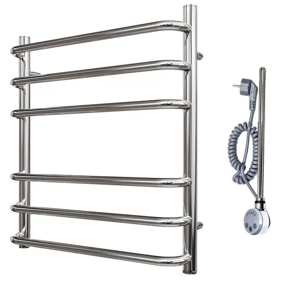 ПОЛОТЕНЦЕСУШИТЕЛЬ ЭЛЕКТРИЧЕСКИЙ POINT НЕПТУН PN09156E П6 500X600 ЛЕВЫЙ/ПРАВЫЙ, ХРОМ