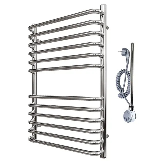 ПОЛОТЕНЦЕСУШИТЕЛЬ ЭЛЕКТРИЧЕСКИЙ POINT НЕПТУН ПРЕМИУМ PN09158SE П12 500X800 ЛЕВЫЙ/ПРАВЫЙ, ХРОМ