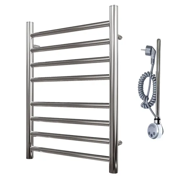 ПОЛОТЕНЦЕСУШИТЕЛЬ ЭЛЕКТРИЧЕСКИЙ POINT АВРОРА PN10146SE П8 400X600 ЛЕВЫЙ/ПРАВЫЙ, ХРОМ