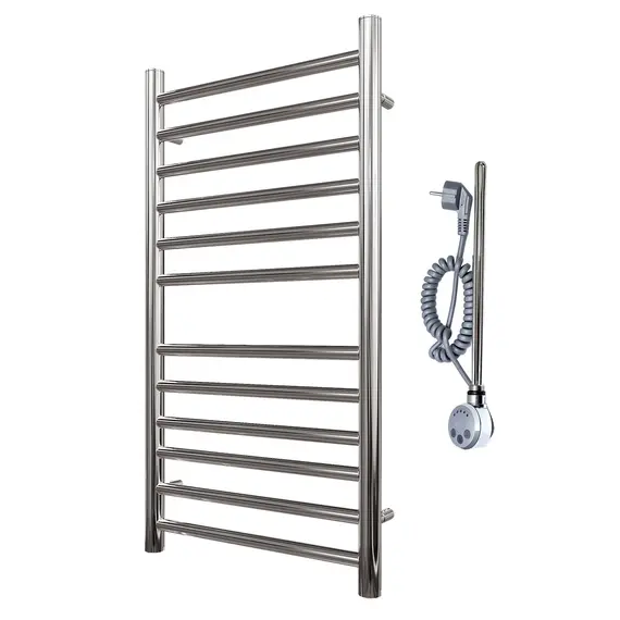 ПОЛОТЕНЦЕСУШИТЕЛЬ ЭЛЕКТРИЧЕСКИЙ POINT АВРОРА PN10148SE П12 400X800 ЛЕВЫЙ/ПРАВЫЙ, ХРОМ