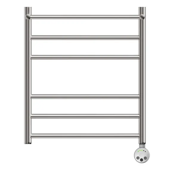 ПОЛОТЕНЦЕСУШИТЕЛЬ ЭЛЕКТРИЧЕСКИЙ POINT АВРОРА PN10156PE П5 500X600 С ПОЛКОЙ ЛЕВЫЙ/ПРАВЫЙ, ХРОМ