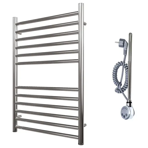 ПОЛОТЕНЦЕСУШИТЕЛЬ ЭЛЕКТРИЧЕСКИЙ POINT АВРОРА PN10158SE П12 500X800 ЛЕВЫЙ/ПРАВЫЙ, ХРОМ