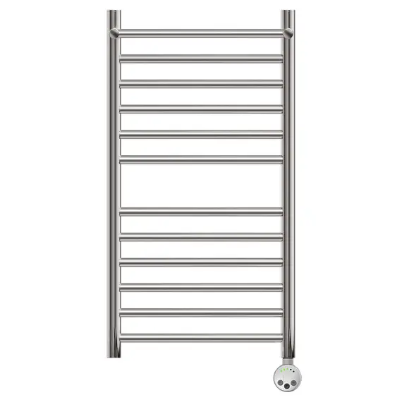 ПОЛОТЕНЦЕСУШИТЕЛЬ ЭЛЕКТРИЧЕСКИЙ POINT АВРОРА PN10158SPE П11 500X800 С ПОЛКОЙ ЛЕВЫЙ/ПРАВЫЙ, ХРОМ