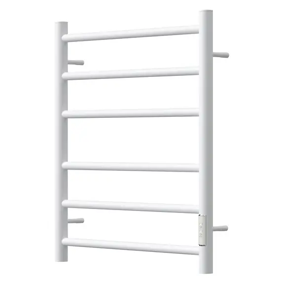 ПОЛОТЕНЦЕСУШИТЕЛЬ ЭЛЕКТРИЧЕСКИЙ POINT АВРОРА PN10846W П6 400X600 ДИММЕР СПРАВА, БЕЛЫЙ