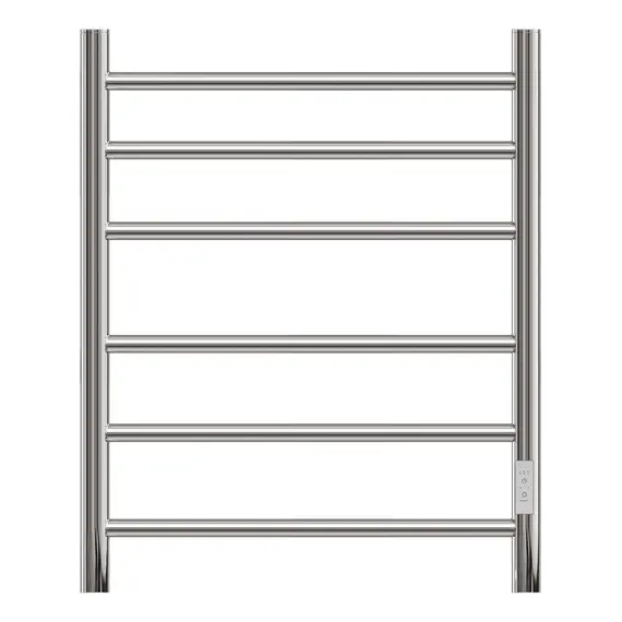 ПОЛОТЕНЦЕСУШИТЕЛЬ ЭЛЕКТРИЧЕСКИЙ POINT АВРОРА PN10856 П6 500X600 ДИММЕР СПРАВА, ХРОМ