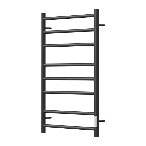 ПОЛОТЕНЦЕСУШИТЕЛЬ ЭЛЕКТРИЧЕСКИЙ POINT АВРОРА PN10858B П8 500X800 ДИММЕР СПРАВА, ЧЕРНЫЙ