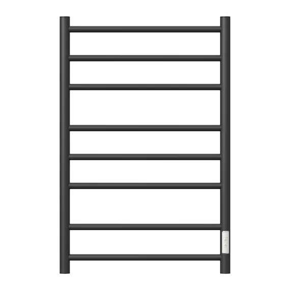 ПОЛОТЕНЦЕСУШИТЕЛЬ ЭЛЕКТРИЧЕСКИЙ POINT АВРОРА PN10858B П8 500X800 ДИММЕР СПРАВА, ЧЕРНЫЙ