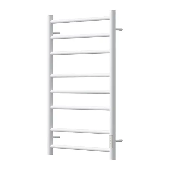 ПОЛОТЕНЦЕСУШИТЕЛЬ ЭЛЕКТРИЧЕСКИЙ POINT АВРОРА PN10858W П8 500X800 ДИММЕР СПРАВА, БЕЛЫЙ