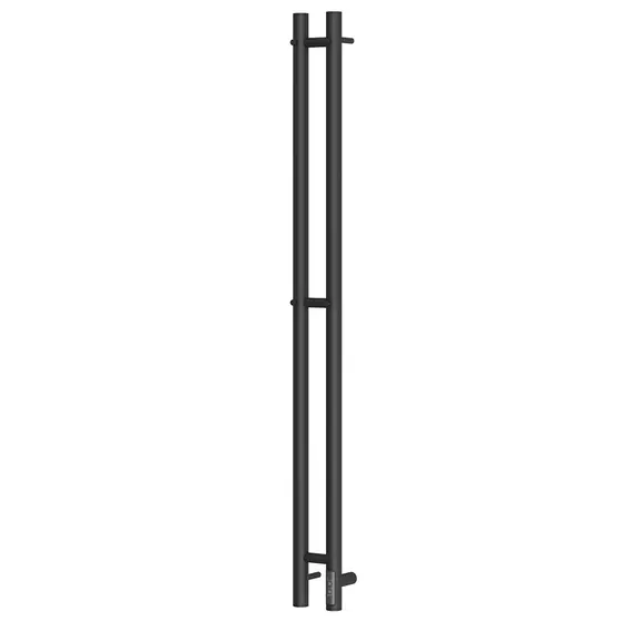 ПОЛОТЕНЦЕСУШИТЕЛЬ ЭЛЕКТРИЧЕСКИЙ POINT ДЕМЕТРА PN12812B П3 80X1200 ДИММЕР СПРАВА, ЧЕРНЫЙ