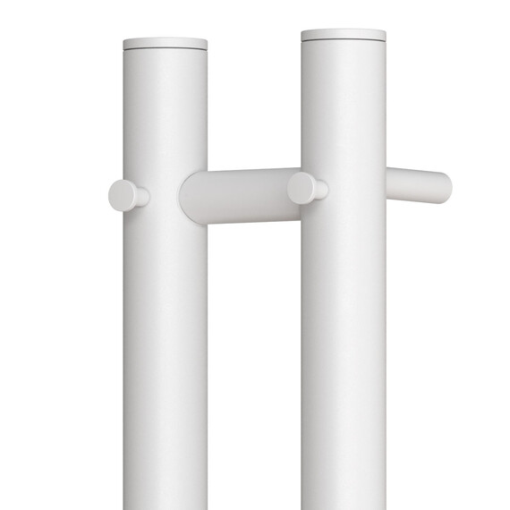 ПОЛОТЕНЦЕСУШИТЕЛЬ ЭЛЕКТРИЧЕСКИЙ POINT ДЕМЕТРА PN12812W П3 80X1200 ДИММЕР СПРАВА, БЕЛЫЙ