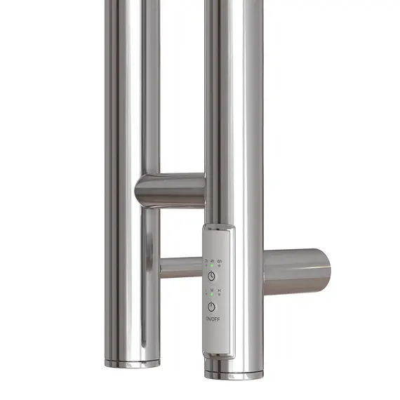 ПОЛОТЕНЦЕСУШИТЕЛЬ ЭЛЕКТРИЧЕСКИЙ POINT ДЕМЕТРА PN12812 П3 80X1200 ДИММЕР СПРАВА, ХРОМ