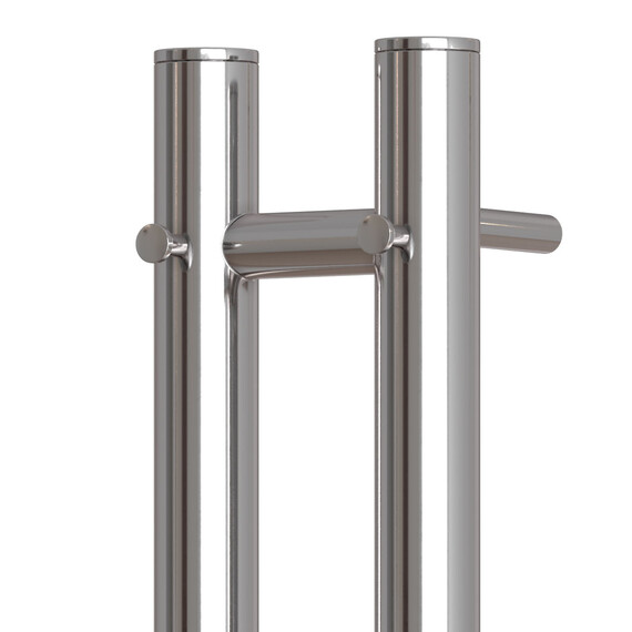 ПОЛОТЕНЦЕСУШИТЕЛЬ ЭЛЕКТРИЧЕСКИЙ POINT ДЕМЕТРА PN12812 П3 80X1200 ДИММЕР СПРАВА, ХРОМ