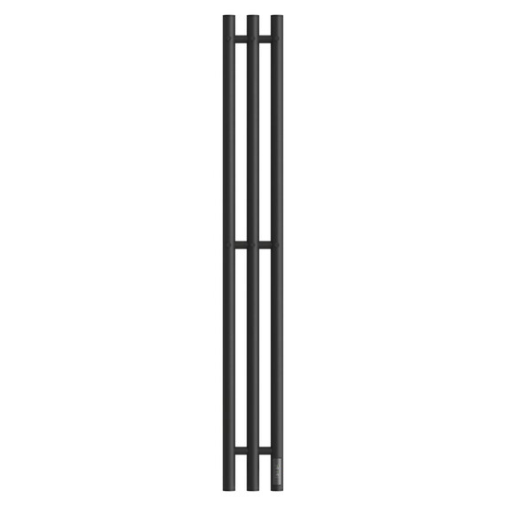 ПОЛОТЕНЦЕСУШИТЕЛЬ ЭЛЕКТРИЧЕСКИЙ POINT ДЕМЕТРА PN12822B П3 120X1200 ДИММЕР СПРАВА, ЧЕРНЫЙ