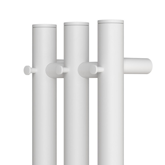 ПОЛОТЕНЦЕСУШИТЕЛЬ ЭЛЕКТРИЧЕСКИЙ POINT ДЕМЕТРА PN12822W П3 120X1200 ДИММЕР СПРАВА, БЕЛЫЙ