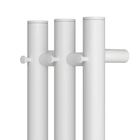 ПОЛОТЕНЦЕСУШИТЕЛЬ ЭЛЕКТРИЧЕСКИЙ POINT ДЕМЕТРА PN12822W П3 120X1200 ДИММЕР СПРАВА, БЕЛЫЙ