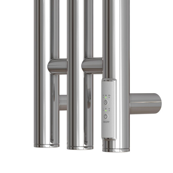 ПОЛОТЕНЦЕСУШИТЕЛЬ ЭЛЕКТРИЧЕСКИЙ POINT ДЕМЕТРА PN12822 П3 120X1200 ДИММЕР СПРАВА, ХРОМ