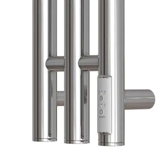 ПОЛОТЕНЦЕСУШИТЕЛЬ ЭЛЕКТРИЧЕСКИЙ POINT ДЕМЕТРА PN12822 П3 120X1200 ДИММЕР СПРАВА, ХРОМ