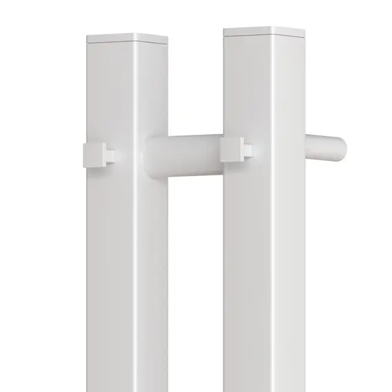 ПОЛОТЕНЦЕСУШИТЕЛЬ ЭЛЕКТРИЧЕСКИЙ POINT ГЕРМЕС PN13812W П3 80X1200 ДИММЕР СПРАВА, БЕЛЫЙ