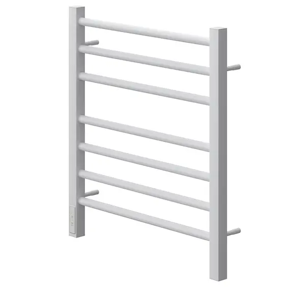 ПОЛОТЕНЦЕСУШИТЕЛЬ ЭЛЕКТРИЧЕСКИЙ POINT ВЕСТА PN70756W П7 500X600, ДИММЕР СЛЕВА, БЕЛЫЙ